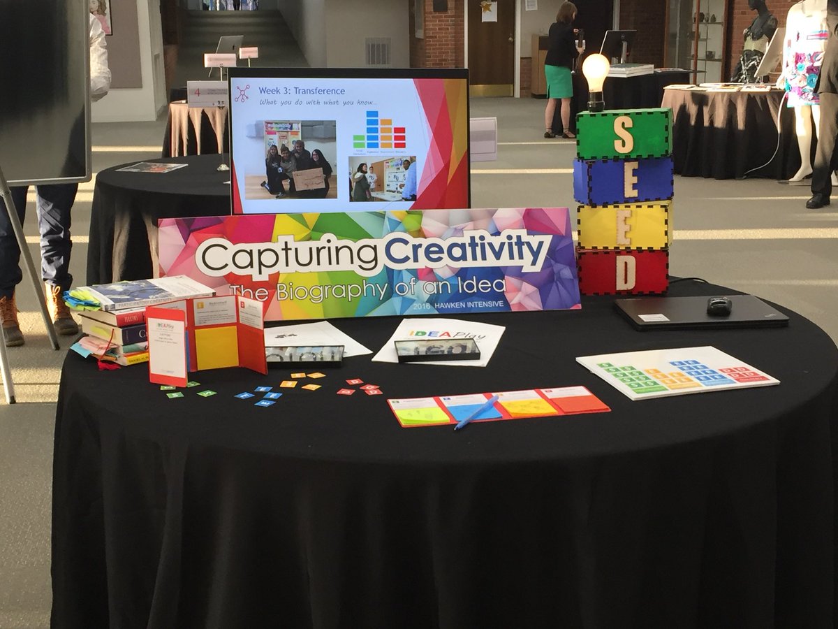 jricci_edleader's tweet photo. So grateful to develop this work @HawkenSchool #creativity #ideaplay #capturingcreativity #intensives with @RennieSwitters @Tatespanish and @MrDsigns @EdwardPClapp https://t.co/z14lqLMPHN