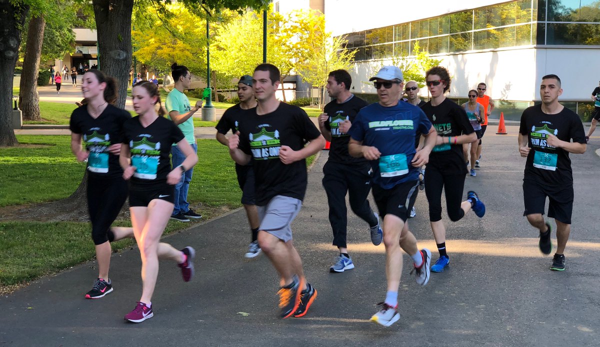 sacstate's tweet photo. Go Hornets! #SacState5KFunRun #RunAsOne https://t.co/KI282s9tzx