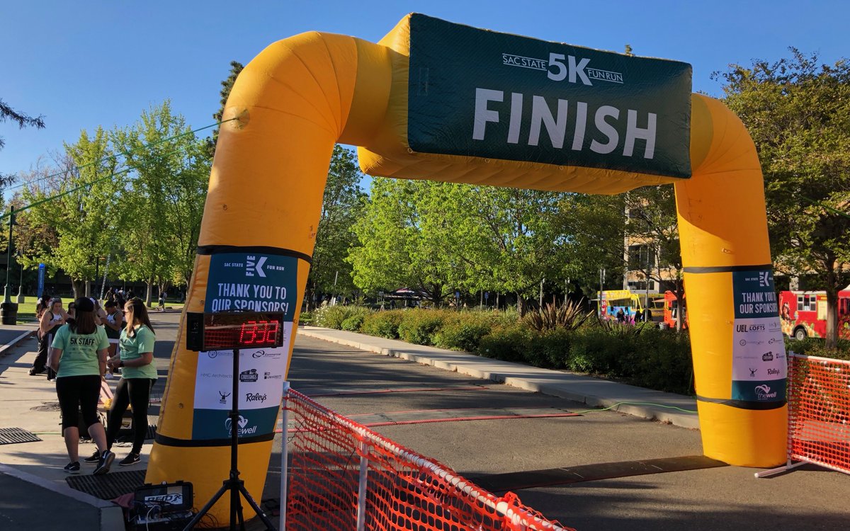 sacstate's tweet photo. Ready for the top finishers. #Goals #SacState5KFunRun #RunAsOne https://t.co/AobirTD7CH