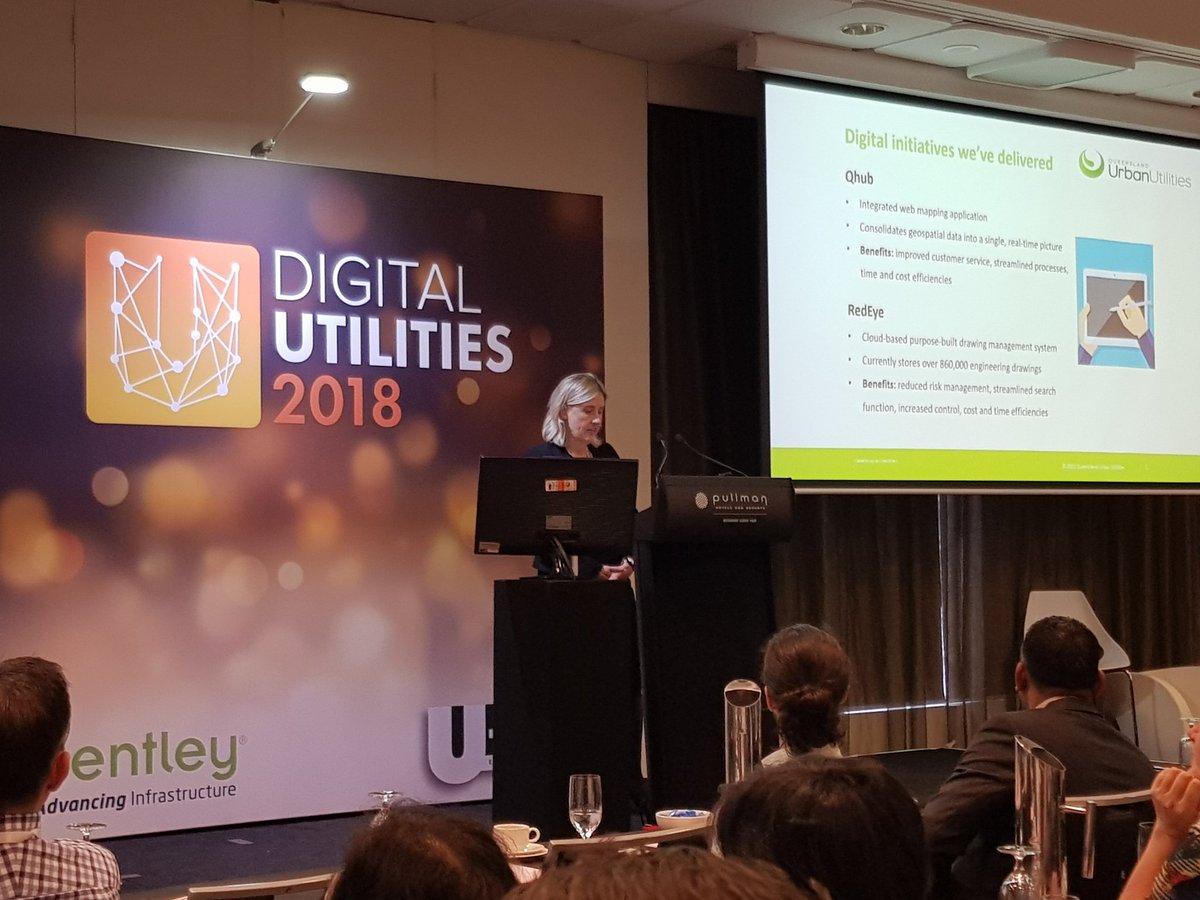 UtilityMag's tweet photo. Day two Keynote Susan Heath from @UrbanUtilities on how digital transformation can enrich the life of customers #digitalutilities2018 https://t.co/DyXXvRep25