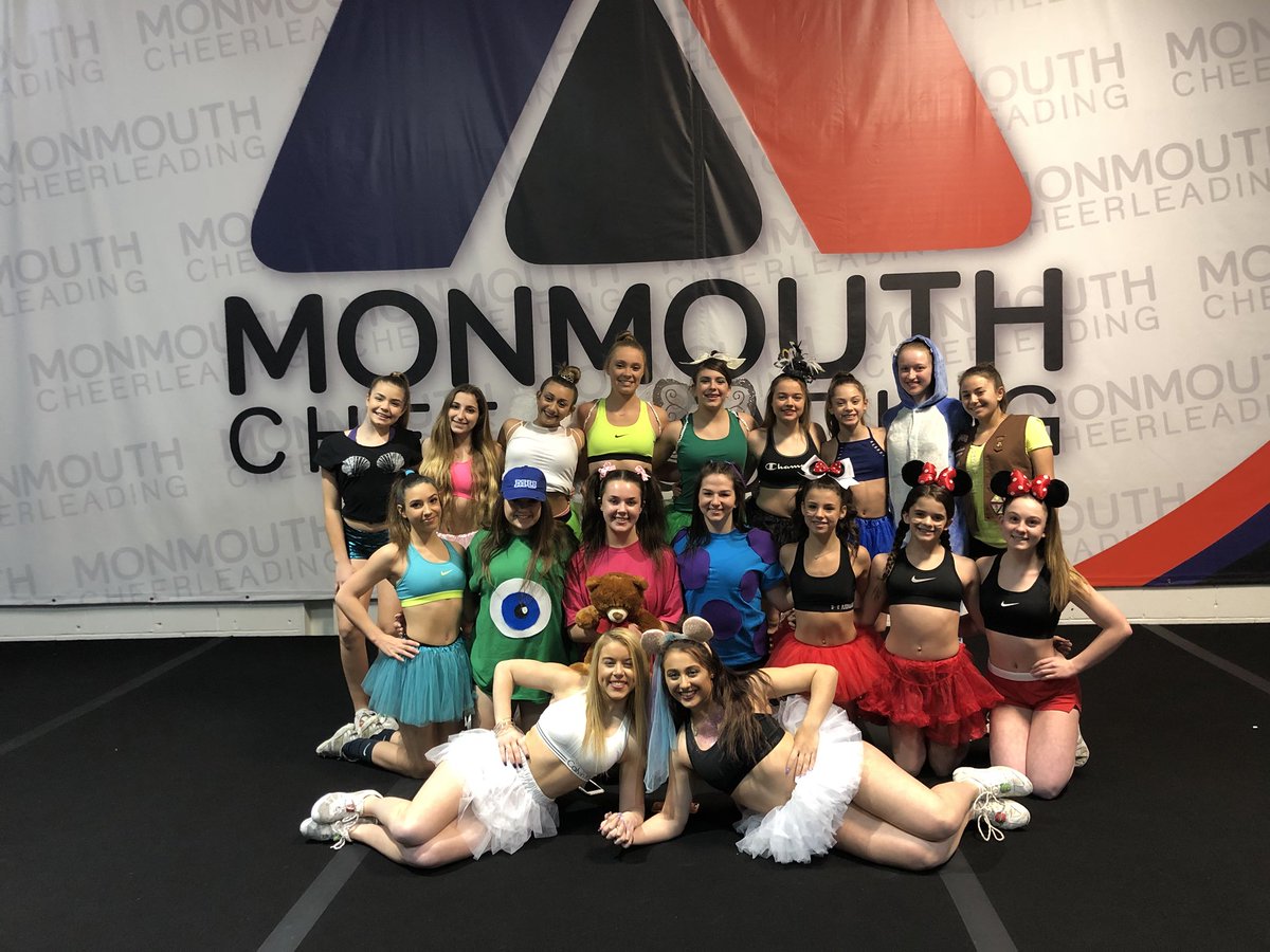 MonmouthCheer's tweet photo. Lady legends Disney themed practice! https://t.co/O2qSMFDnYV