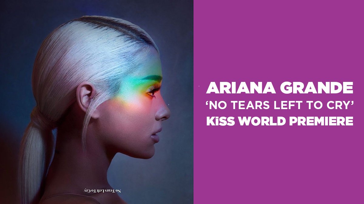 KiSS925's tweet image. Dear @ArianaGrande,

We are VERY EXCITED about the release of #NoTearsLeftToCry tonight. 

So much so, that we are playing it EVERY HOUR tomorrow, starting at MIDNIGHT! #ArianaIsBack
