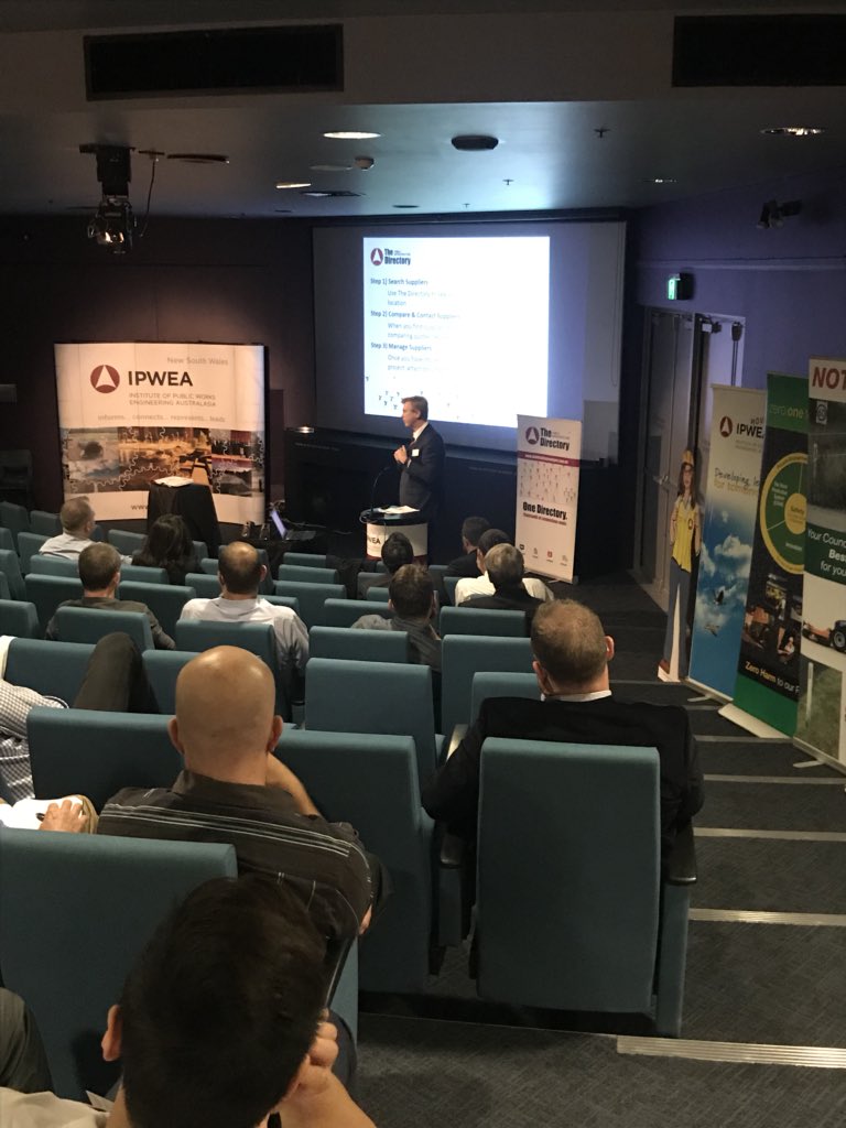The Public Infrastructure Directory has officially launched at our 100th Regional Forum! Thank you IPWEA NSW Board Director Bill Woodcock and the Directory’s Editor Sean Burke for talking about the Directory and its uses for both suppliers and councils. #ipweansw #regionalforums
