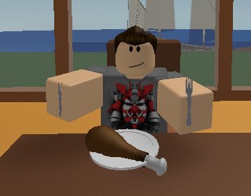 MillionaireA_R's tweet photo. Watching @ROLuckOfTheDraw eating chicken wings with a knife and fork #dudedate @XMXWHD (By the way I secretly hate him and wish him a painful death) https://t.co/1Y7xQ67oyz