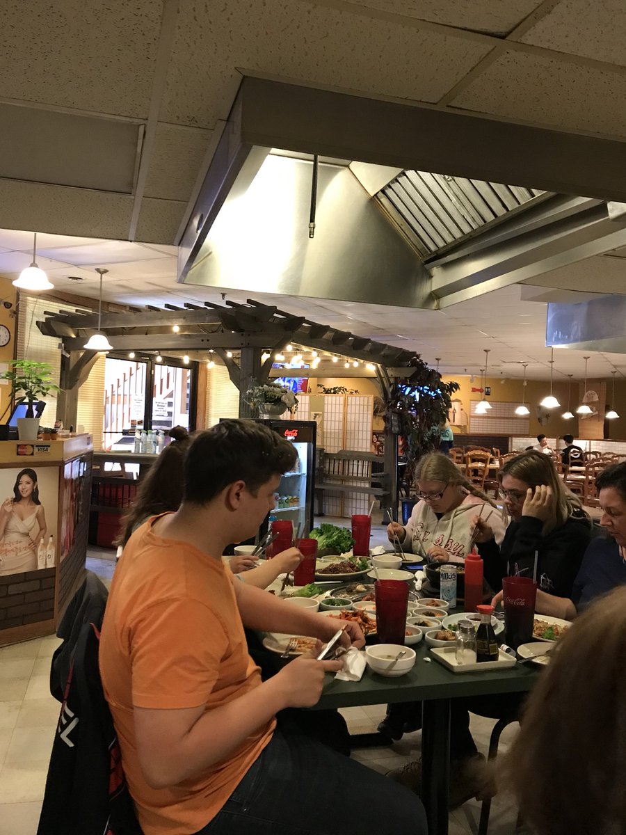 BloomfieldFACS's tweet photo. Had a great field trip with Cultural Cooking Club to Mama’s Korean BBQ! Even had time to stop by the Asian Market! Huge thanks to Ms. Cris for joining us 😊 https://t.co/SNASeHXYzX