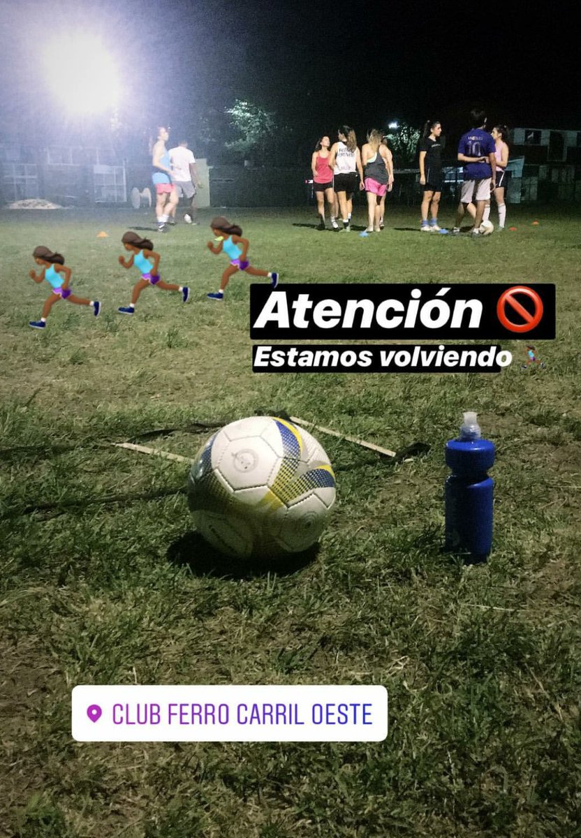 KadimaFutFem's tweet photo. Jueves de entrenamiento en Ferro 
Vamos las pibas! 👧💪 https://t.co/UXrkO0LKSr