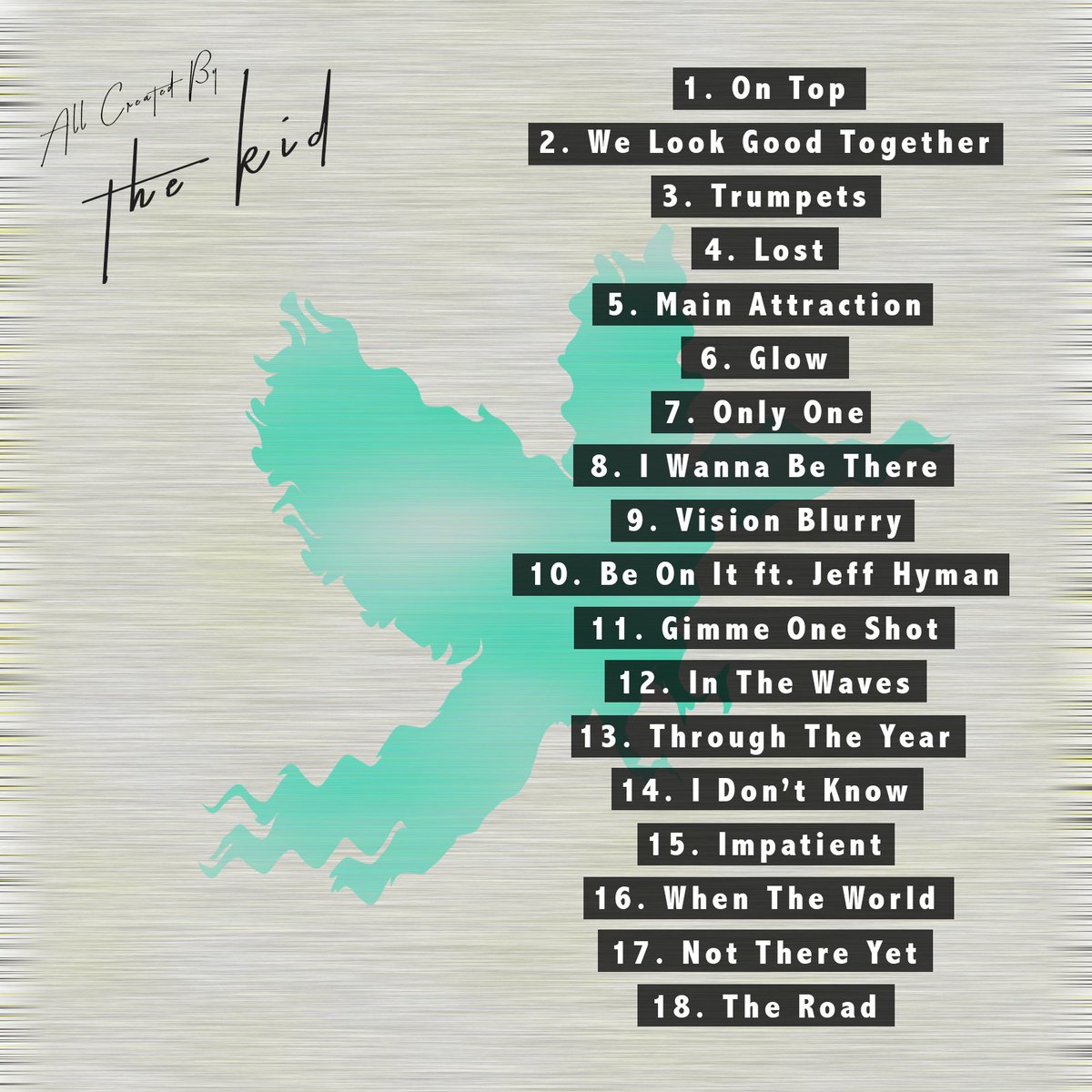 TheKidTunes's tweet photo. #TheKid out now!
Youtube Playlist: https://t.co/7YN0rugY2T

Youtube Full Album: https://t.co/uiueq8BadZ

Soundcloud: https://t.co/w1HIXZjovc https://t.co/dibxwGwlch
