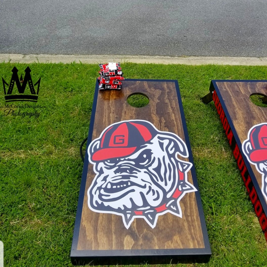 McCorkleDesigns's tweet photo. #UGA #gabulldogs #godawgs #university #college #nfl #football #basketball #custom #cornhole #cornholeboards #corntoss #beanbag #lawngame #outdoor #lawn #game #custom #design #designed #recreation #recroom #mancave #boardgames #weekend #mccorkledesigns https://t.co/PlcIIaSZEV