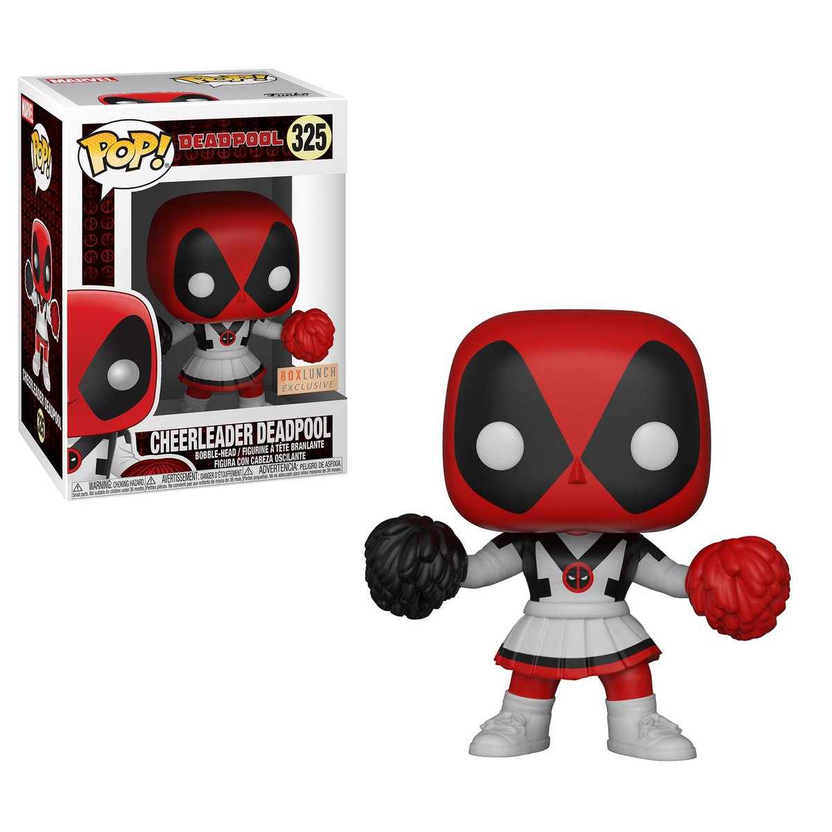 Funko's tweet photo. RT &amp; follow @funko for the chance to win a @BoxLunchGifts exclusive Cheerleader Deadpool Pop! https://t.co/XguJkTSpYR