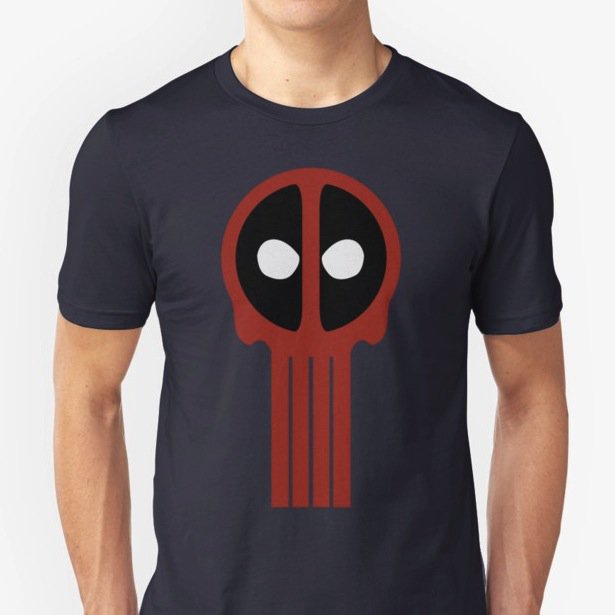 GritFX's tweet image. "Insane Vigilante!!" by @iapetus09 &amp;gt;&amp;gt; shrsl.com/what | #Deadpool #comics #minimalism #tshirt #sponsored