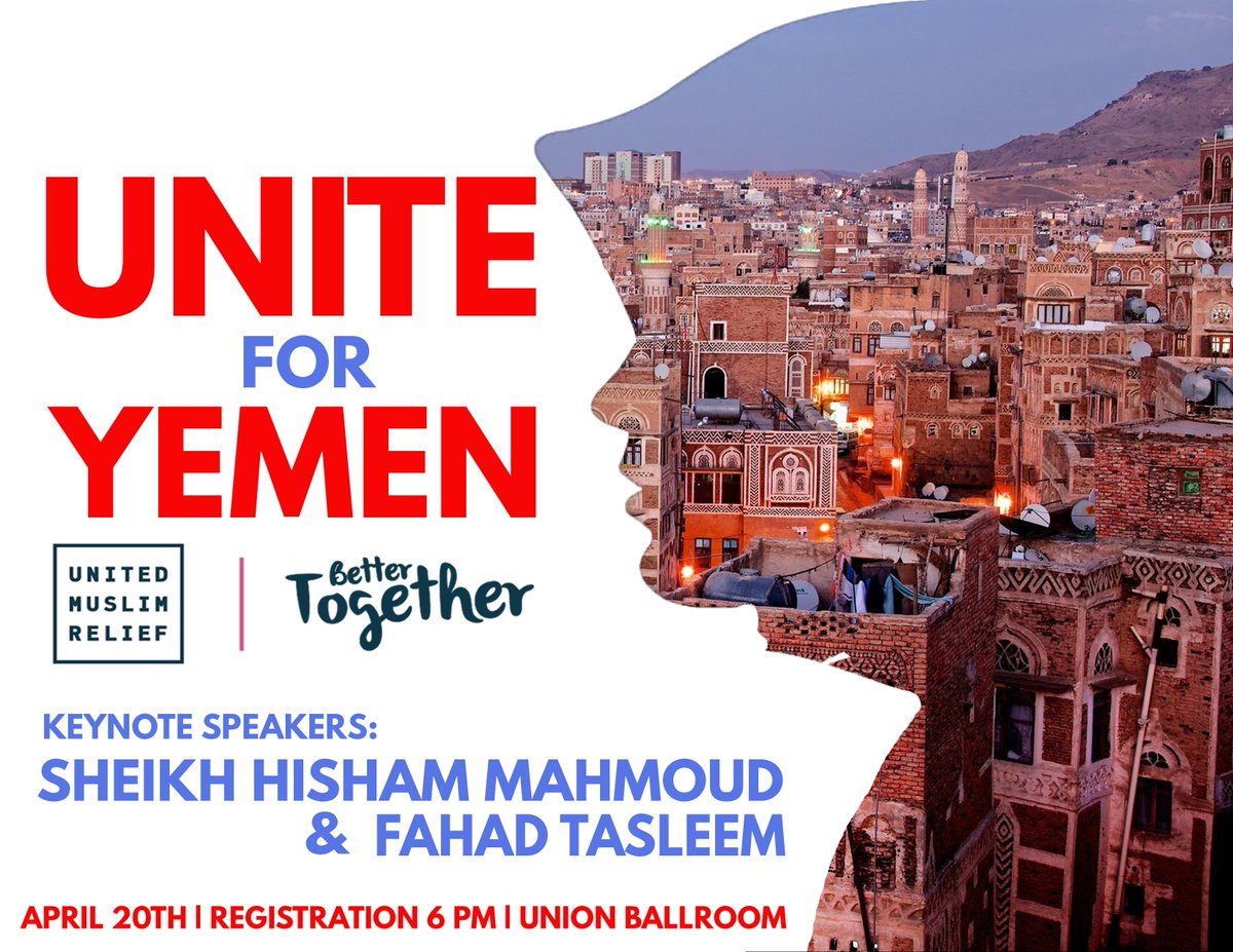 Texas_MDA's tweet photo. Don't forget to buy your tickets for @UMRUTAustin's #UniteForYemen dinner tomorrow! Come out and support a good cause https://t.co/o48ZdjU5e7