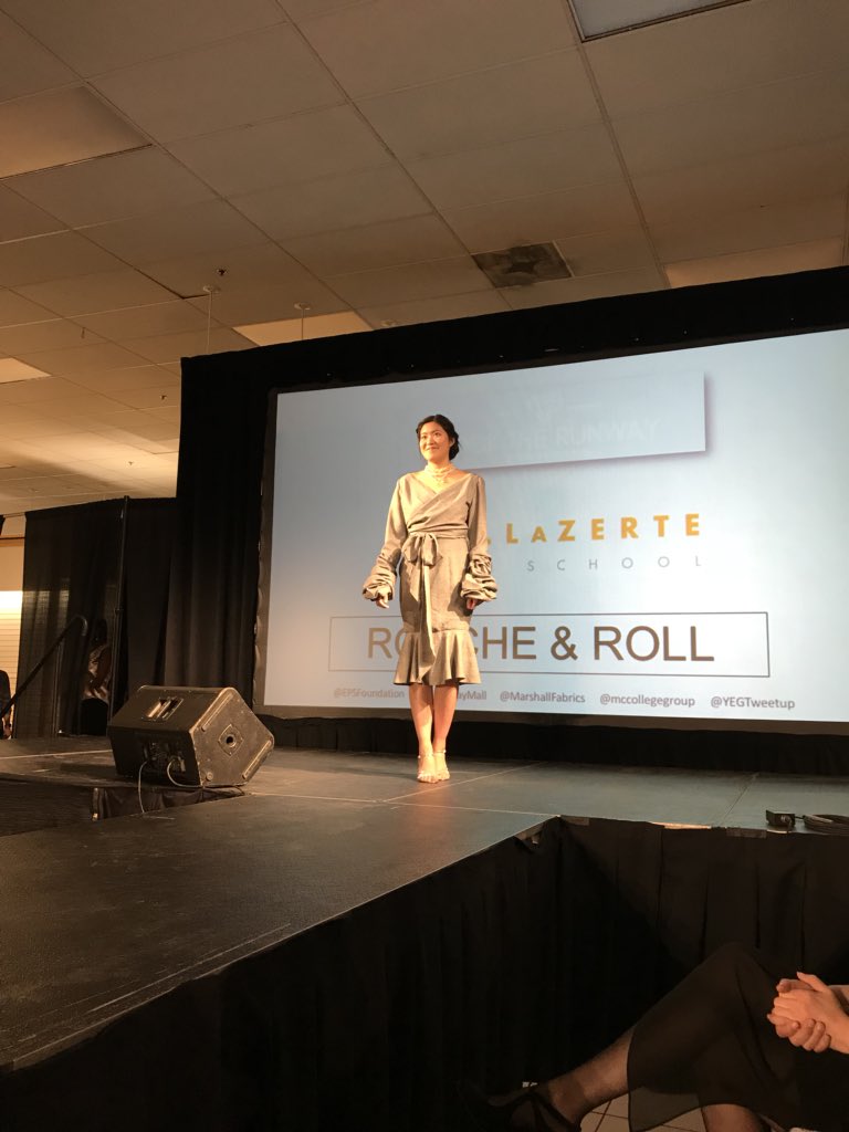 CJohner's tweet photo. Fabulous fashions designed and sewn by high school students from 4 EPSB high schools. BEAUTIFUL outfits! Such a good cause... full day kindergarten for vulnerable kids. #epsb @EPSFoundation @YEGTweetup #yeg https://t.co/FBI4M2gtRw