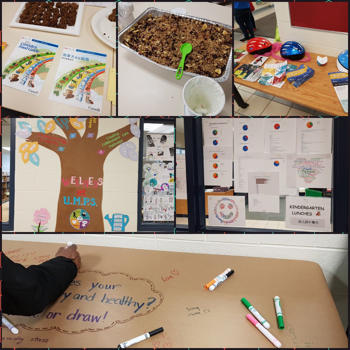 RLinforth's tweet photo. Wellness Night a huge success at UMPS @yrdsb with over a hundred families showing up discover ways to be even healthier #HSCertES https://t.co/MB5EAxUuM1