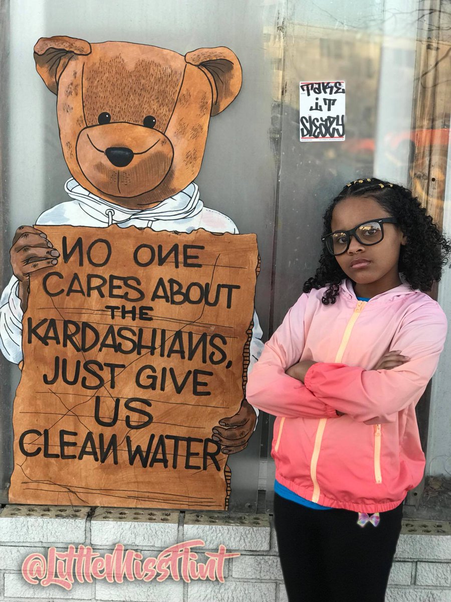 LittleMissFlint's tweet photo. #JusticeForFlint 
#FlintWaterCrisis https://t.co/UTAbG4CtV8