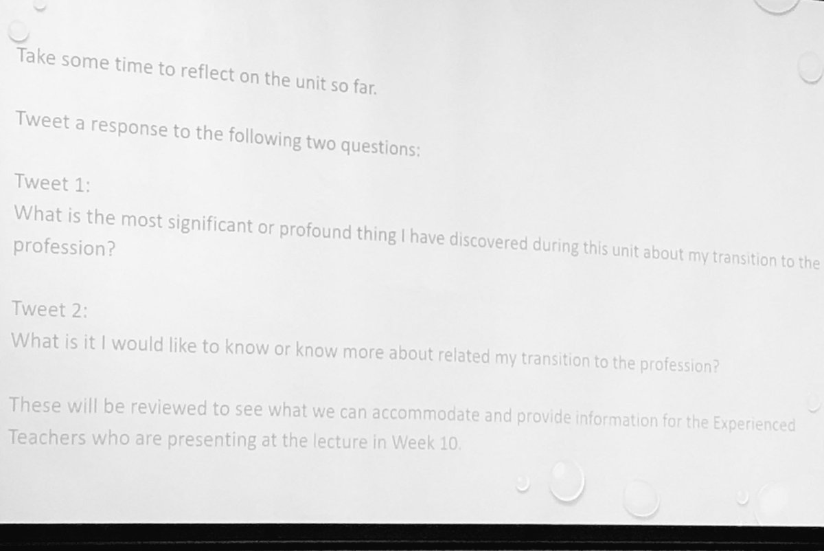 chappo1331's tweet photo. Tweet 1: I have learned that the casual teaching experience I have will inform my own teaching when I have my own class. Through the teacher visits today I’ve already started writing down behaviour management strategy ideas for my own future class! #acuedu_P https://t.co/XpFCxN1jYS