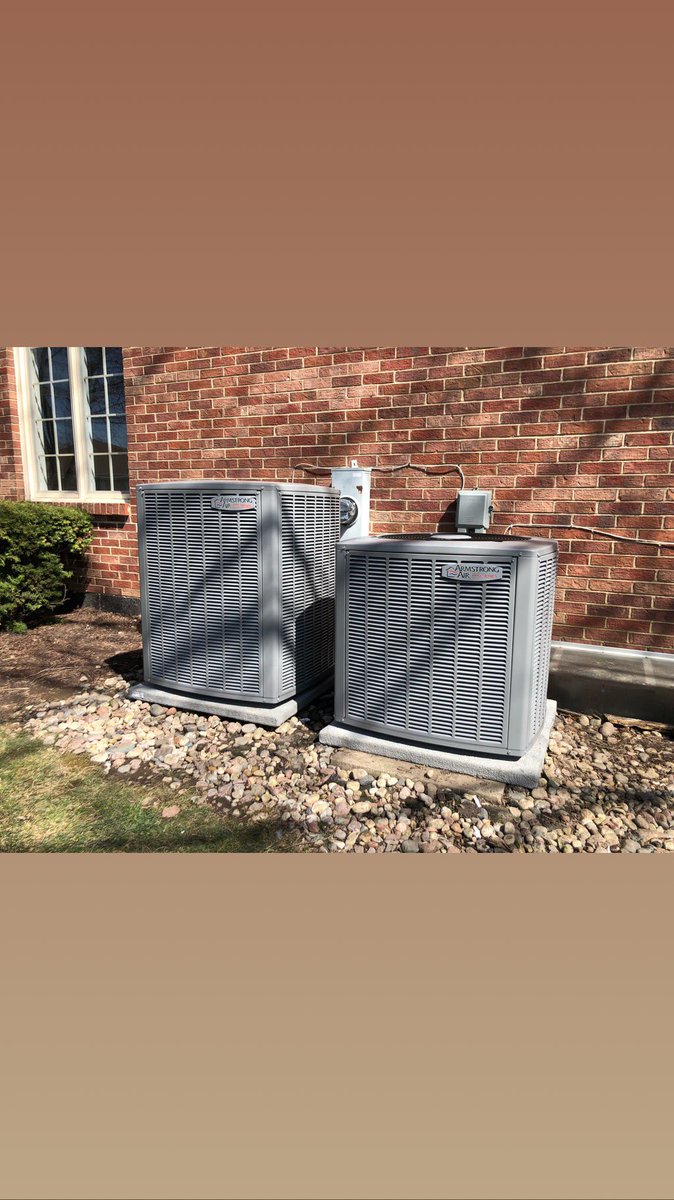 Comfort_Measure's tweet photo. Armstrong 16 Seer 2 Stage Condenser provides greater humidity control, consistent temperatures throughout your home or office and is less expensive to run than your basic single stage AC unit. Call us today to schedule a free estimate on replacing your AC unit today 630-725-8927! https://t.co/9xxzWo02Jm