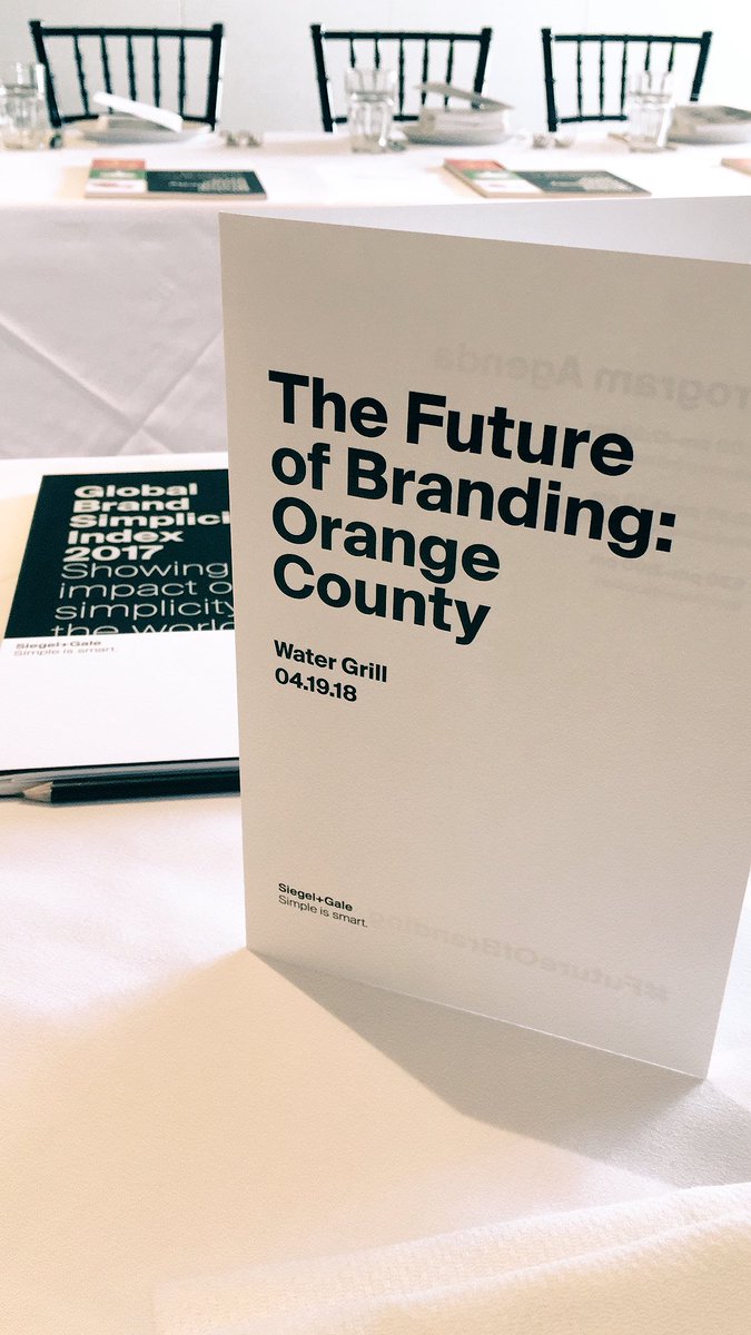 SiegelGale's tweet photo. We were thrilled to be in #OrangeCounty to host the #FutureofBranding #CMO Roundtable by @SiegelGale. TY to all who joined &amp; stay tuned for more photos! #SimplicityatWork #branding #employeeengagement #marketing https://t.co/GUewDYvfNo