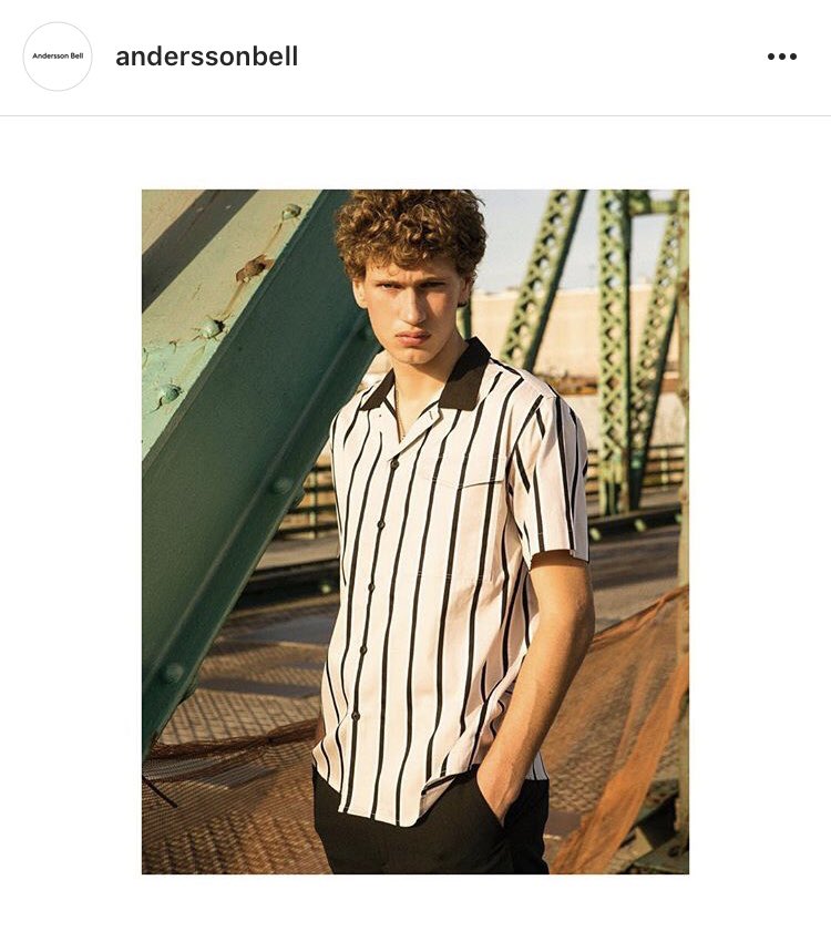 Anderssonbell monaco stripe shirt ราคา4000 #PunBNK48 #แฟชั่นปัญสิกรณ์