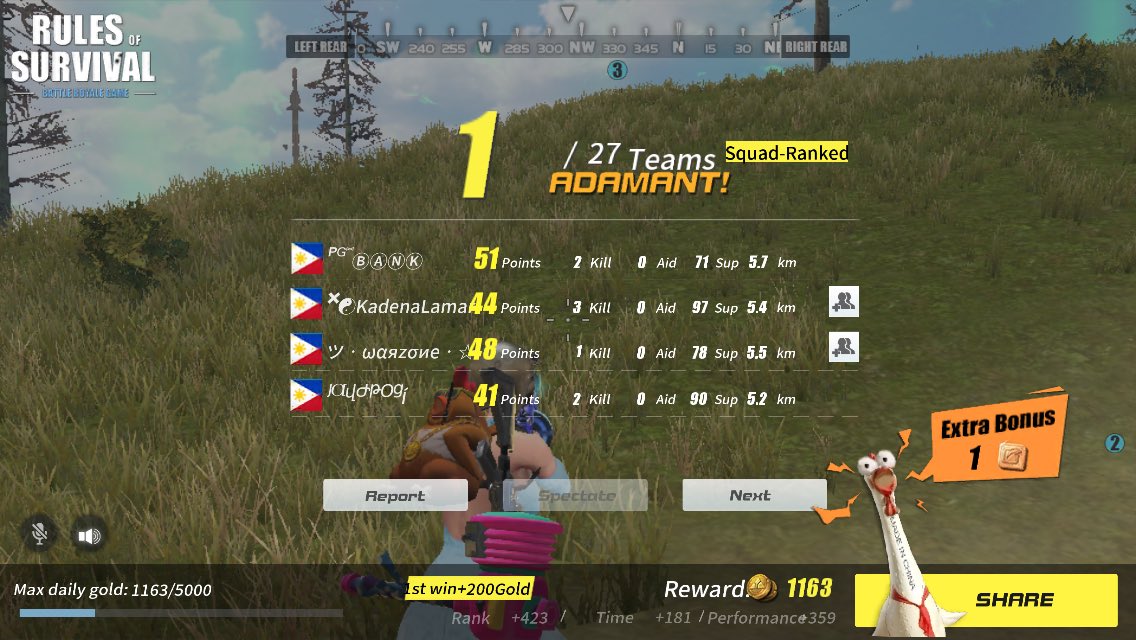 lloydzoor's tweet image. 🐔🐔🐔 #RoadToGrandMaster #D5 
#RulesofSurvival