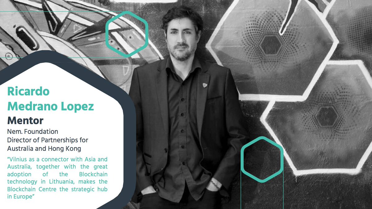 Springe bevæge sig rim Symbol & NEM on Twitter: "ICYMI: https://t.co/OrsmNzmN1w Foundation  Director of Partnerships for Australia and Hong Kong, Ricardo Medrano  Lopez, joins Blockchain Centre Vilnius as one of the mentors!  https://t.co/WZrOe4XoHh https://t.co/vXXjO5edWF ...