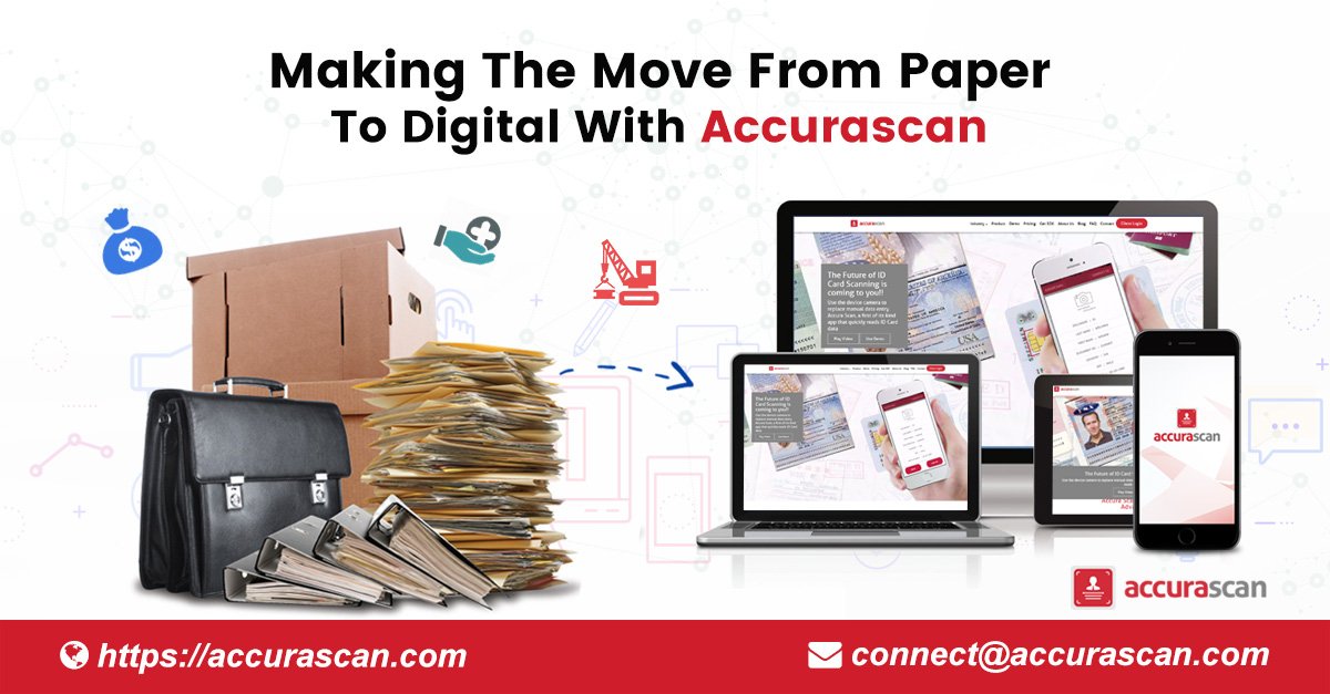 AccuraScan's tweet photo. Did you know that the Accurascan #documentscanningapp is helping organizations transition into paperless environments? It has already found applications in the #construction, #banking and #healthcare industries. Read this article to know more. https://t.co/TNSUo4v8FZ https://t.co/Nr9ZwGDDcp