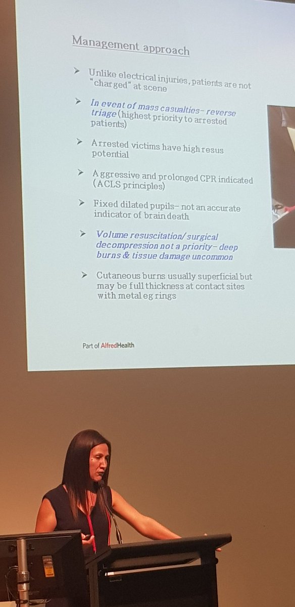 EmergEdu's tweet photo. Ever wondered how to triage a group of patients who all have a variation of lightening injuries? Check our Dr Fatima Rahman's management approach. It's not what you'd think... #ResusUpdate @AlfredHealth https://t.co/D8ZFAZetsz