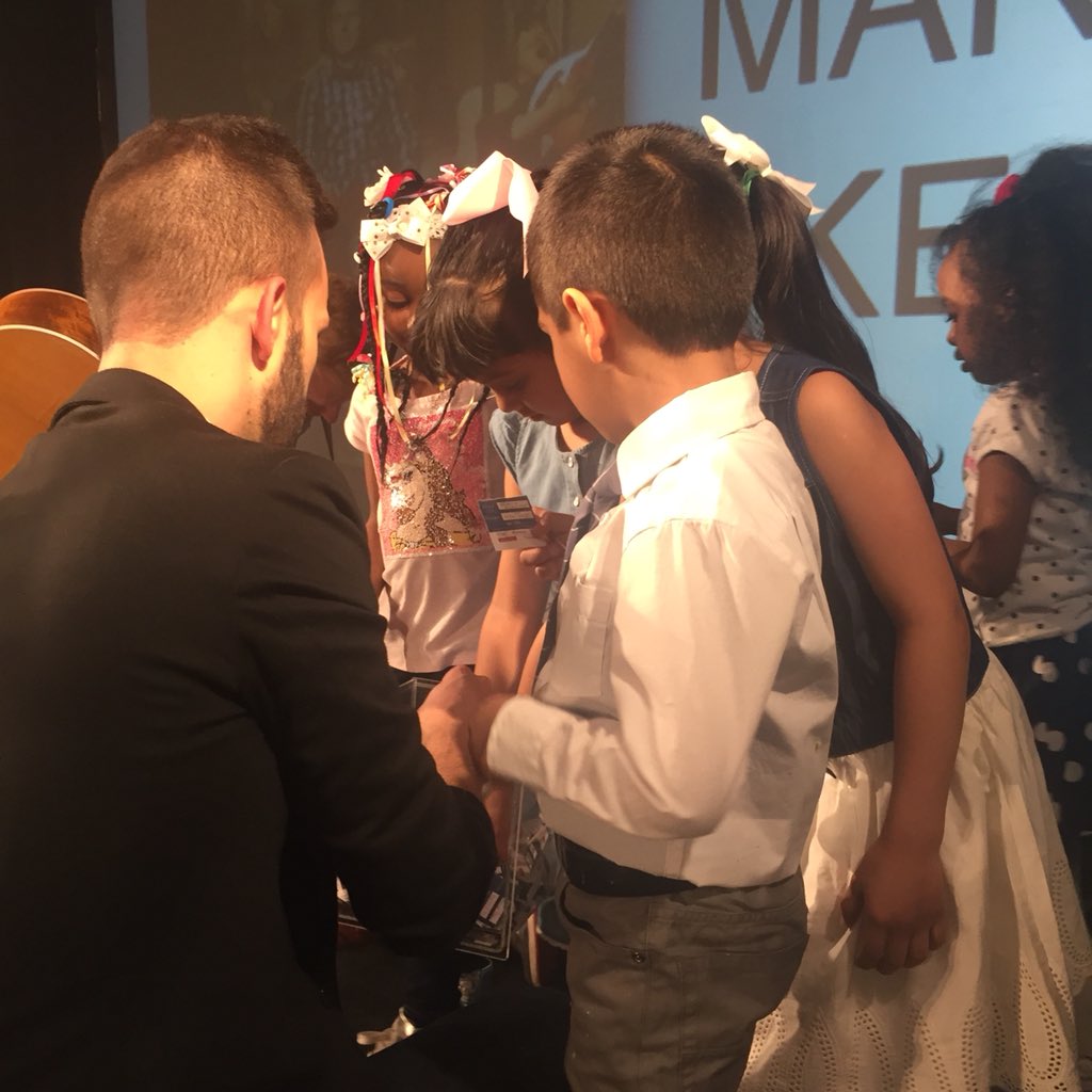 EPSFoundation's tweet photo. . @martinkerrmusic kindly #donated 2 tickets to his upcoming show @winspearcentre The #kindergarten class picked the winner, congrats to Joe! #RocktheRunway #yeg #yegkids #yegmusic #EPSB #fulldayk https://t.co/Y1Myq9Rcf5