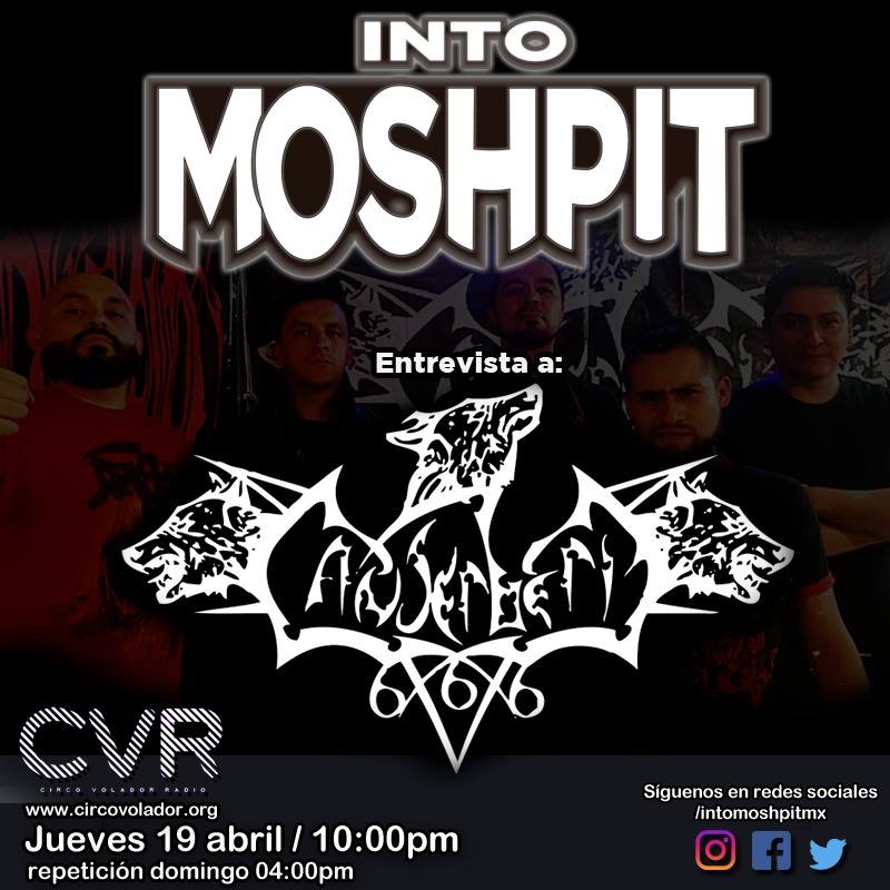 circovolador's tweet photo. La crudeza del #DeathBlackMetal se hace presente en esta emisión de #IntoMoshpit. 🤘💀🤘 El ritual estará protagonizado por #Canserberia + #HelenaLee + #SedLex... ustedes y los señores de la noche tenemos una cita que ya comienza. Sintonicen ya https://t.co/wsdSOa7Qpc https://t.co/h79wrXLeDi