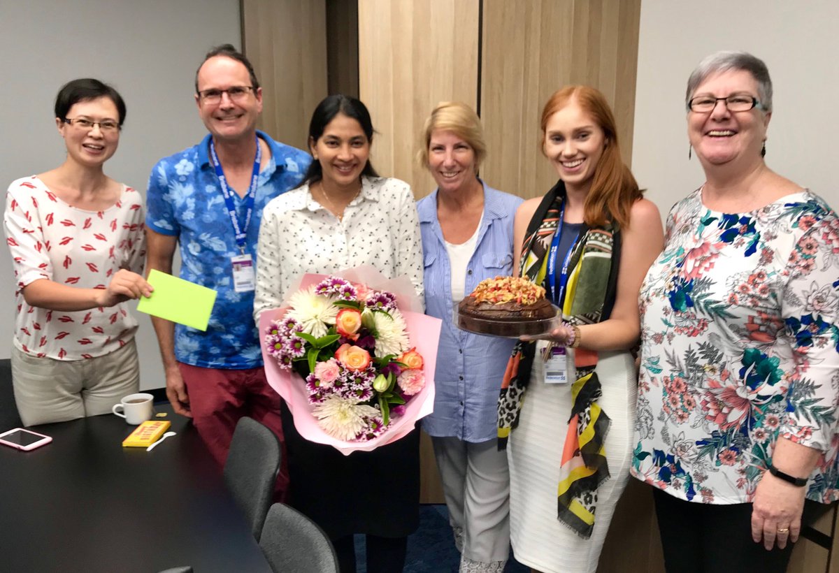 FedUniBrisbane's tweet image. Happy bday Kiran @FedUniBrisbane #feduni We’re so fortunate to have such wonderful lecturers here #happybday #cakeislife #bestteamever