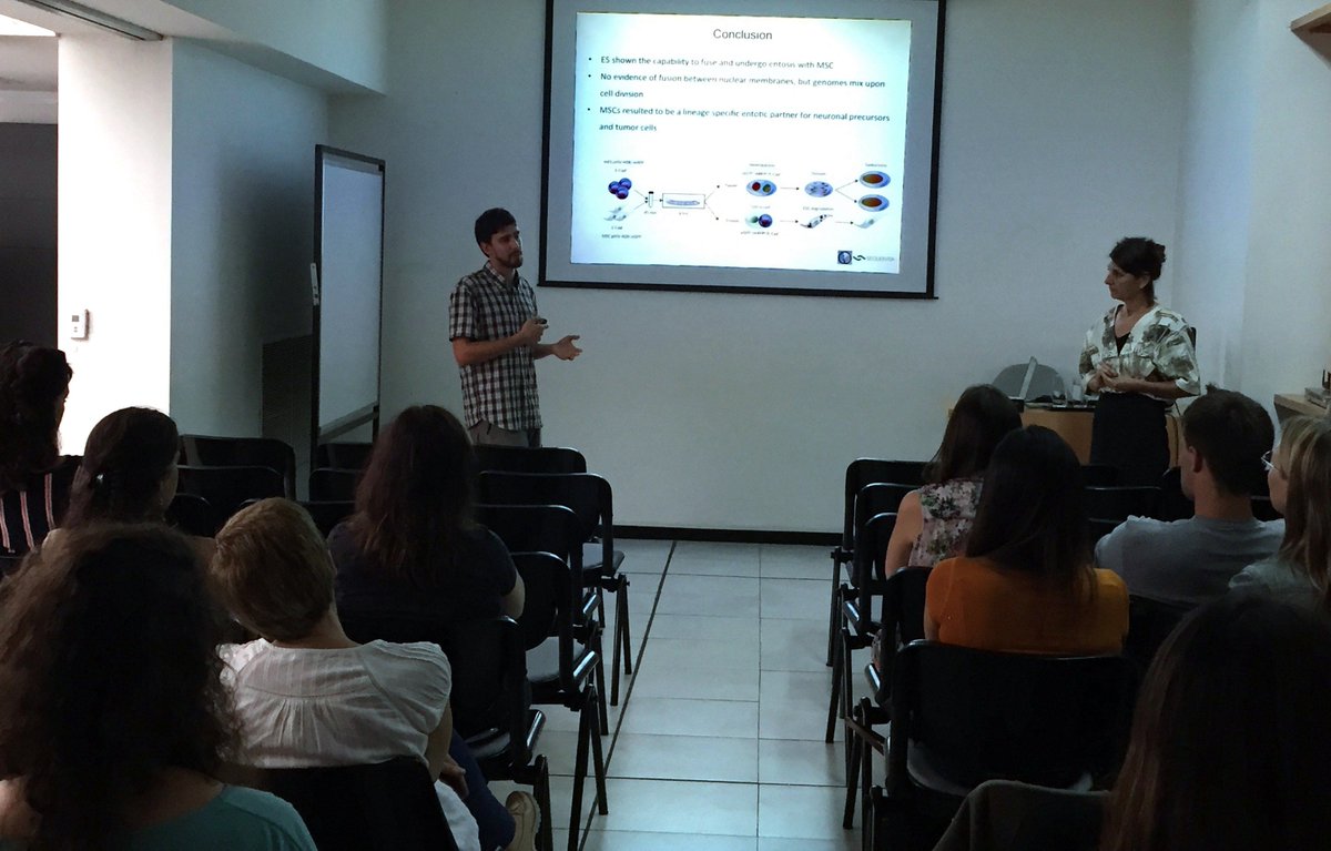 ExpLatinAmerica's tweet photo. Yesterday we had the great opportunity to share our work at @FundacionIbyme!Many thanks to Patricia Saragüeta and her group for inviting us (https://t.co/buryNMPn8E) and all the participants!Special thanks also to @MichelaBertero from @CRGenomica and @SequentiaBio for helping us! https://t.co/1P5GTEkFzN