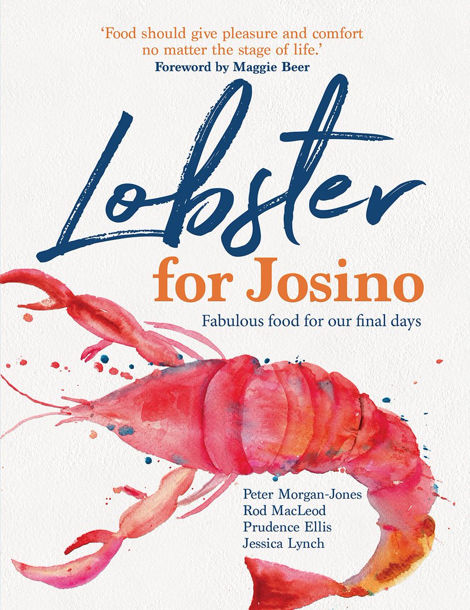 We're delighted to announce our upcoming cookbook: Lobster for Josino - Fabulous food for our final days, available in May. Follow the link to learn the touching story behind the title or pre-order here: bit.ly/2qMrixr
