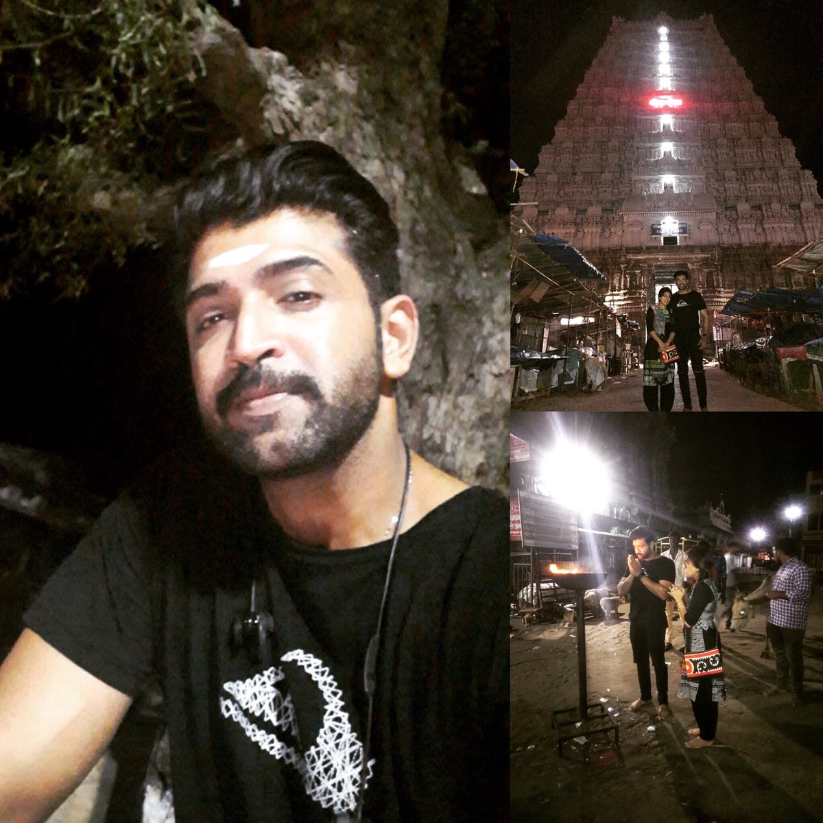 arunvijayno1's tweet photo. At the Arunachaleswarar temple #thiruvannamalai ... Did the #girivalam last night.. Going for Dharshan now.. God bless all..🙏🙏 #omnamahshivaya #divinetrip #feelingblessed https://t.co/7FEoqTsEaH