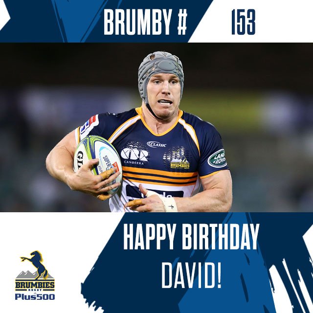 Happy Birthday to Plus500 Brumbies flanker David Pocock! 
