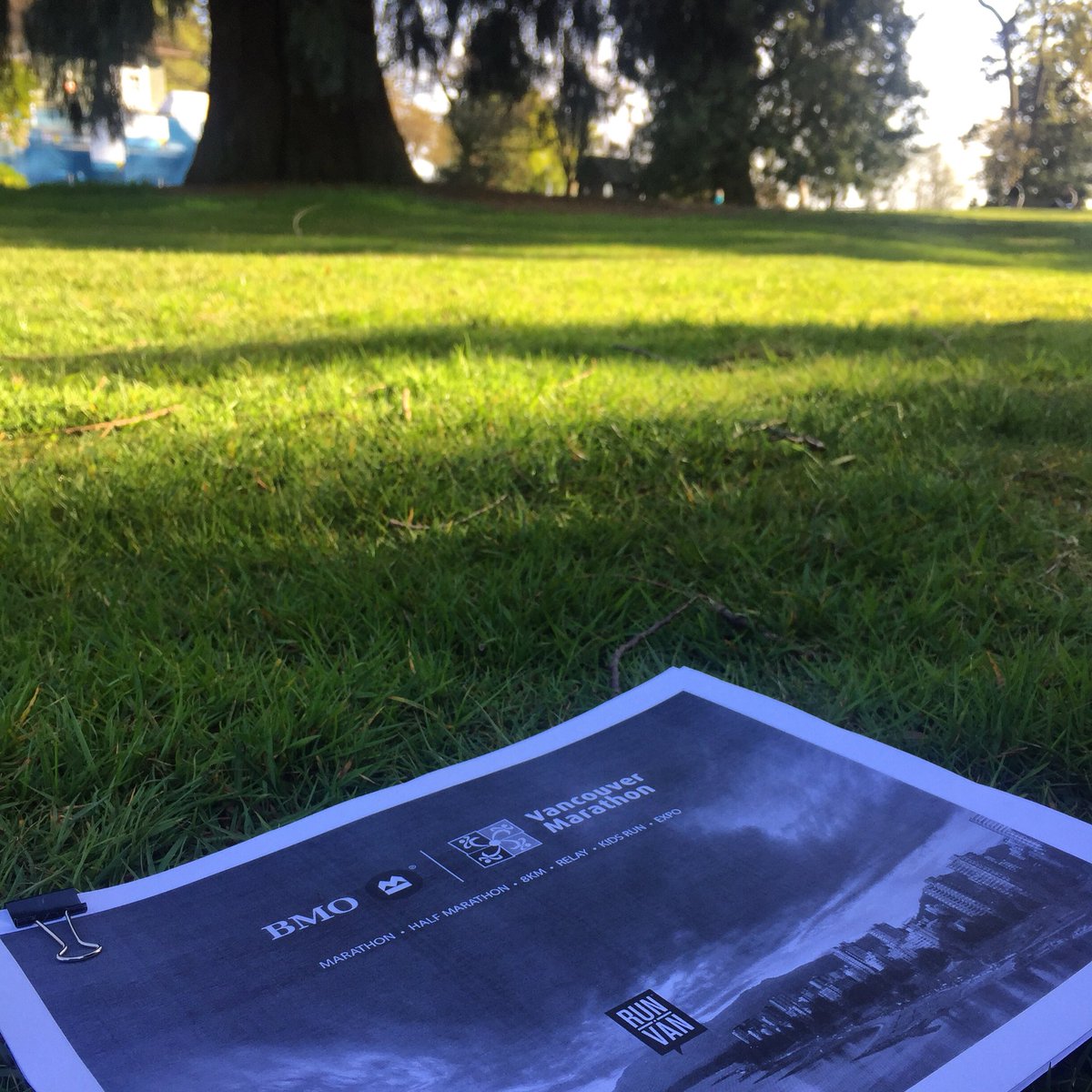 Sign up to volunteer with me! Sunny evening + volunteer training = Event season in full swing. #runvan #8km  #bmovm #eventcoordinator