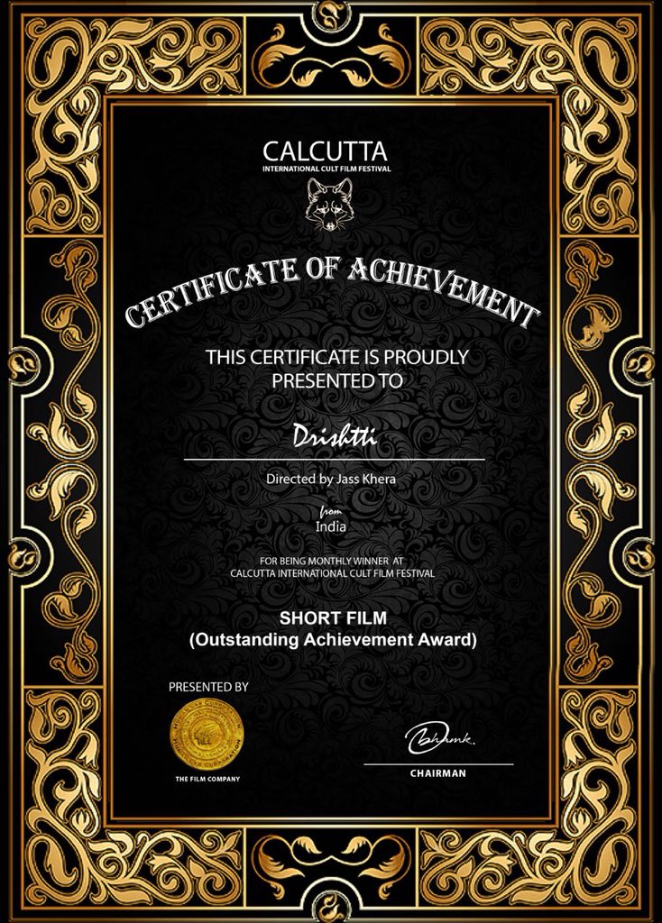 mugdhagodse267's tweet photo. And this is just a beginning for acknowledgements for #drishtti #CICFF ‘Outstanding Achievement Award’ at ‘Calcutta International Cult Film Festival’... Congratulations to the entire Team @Hungama_com @jassmuvies @umangjain08 @vishaldeepnagra https://t.co/Y7XyhE2YQ8