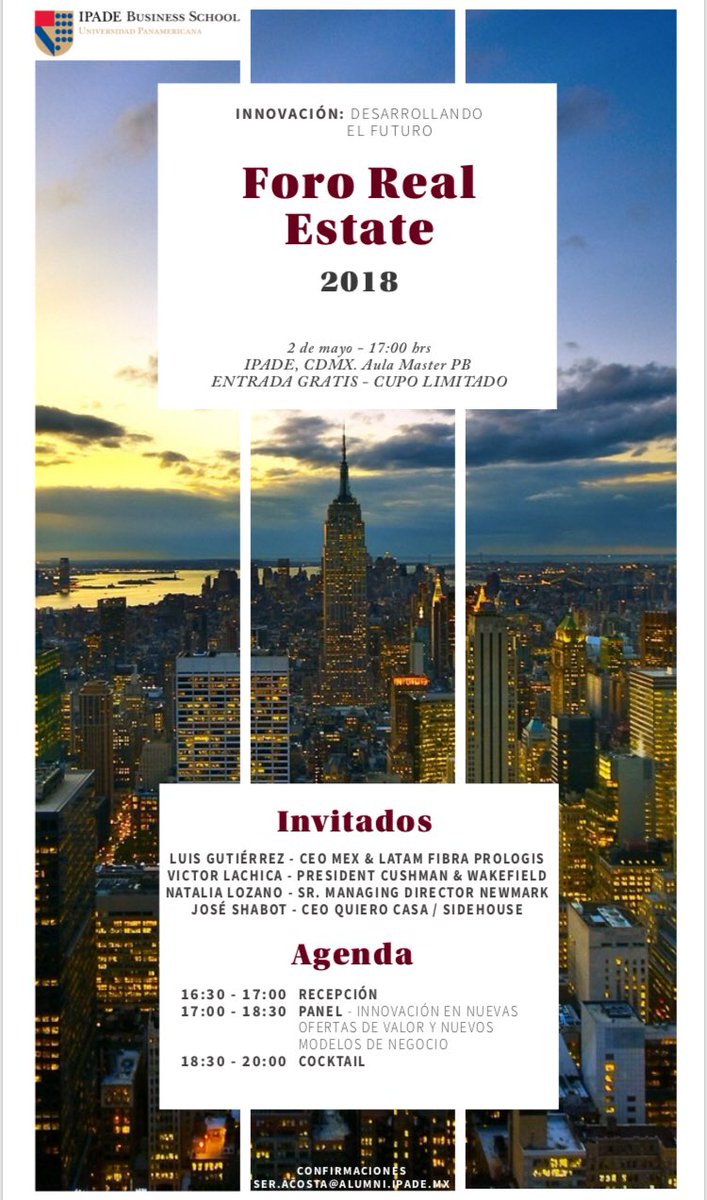 Confirmaciones a ser.acosta@alumni.ipade.mx