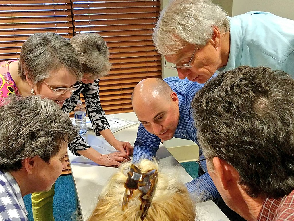 BethBaldauf's tweet photo. Thanks to Jeff Kenney and @Stryker_NV for the hands-on learning goodness at #ColumbiaSC's @JoeNiekro - @PalmettoHealth #BrainAneurysm - #AVM Support Group mtg. tonight! Beyond amazed at & incredibly grateful for new technology & devices!
#MPBStrong #Steps4MPB https://t.co/viZlS9Uxnh