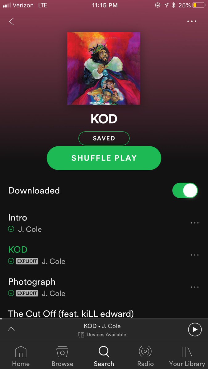 doleocam's tweet photo. That new new feeling 🔥 #KOD #JCOLE #BETTEREARLY https://t.co/IlrG6mWmSJ