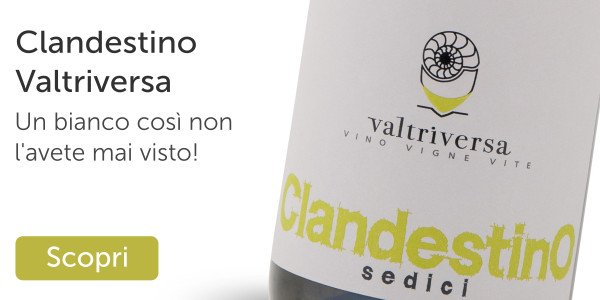 Questa volta non lo abbiamo solo selezionato ... ma è proprio fatto dal nostro Gianpiero »  Scopri il Clandestino Valtriversa (-30%) svinando.com/valtriversa-vi…