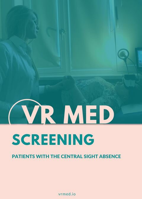 vrmedio's tweet photo. ✅Our developers have created and patented unique decision -  the formation of a virtual fixation point of the eye. Due to this know how, VR MED headset is the first and only device capable on the early glaucoma diagnostic of the patients with the central sight absence. https://t.co/6dTmqjpnFV