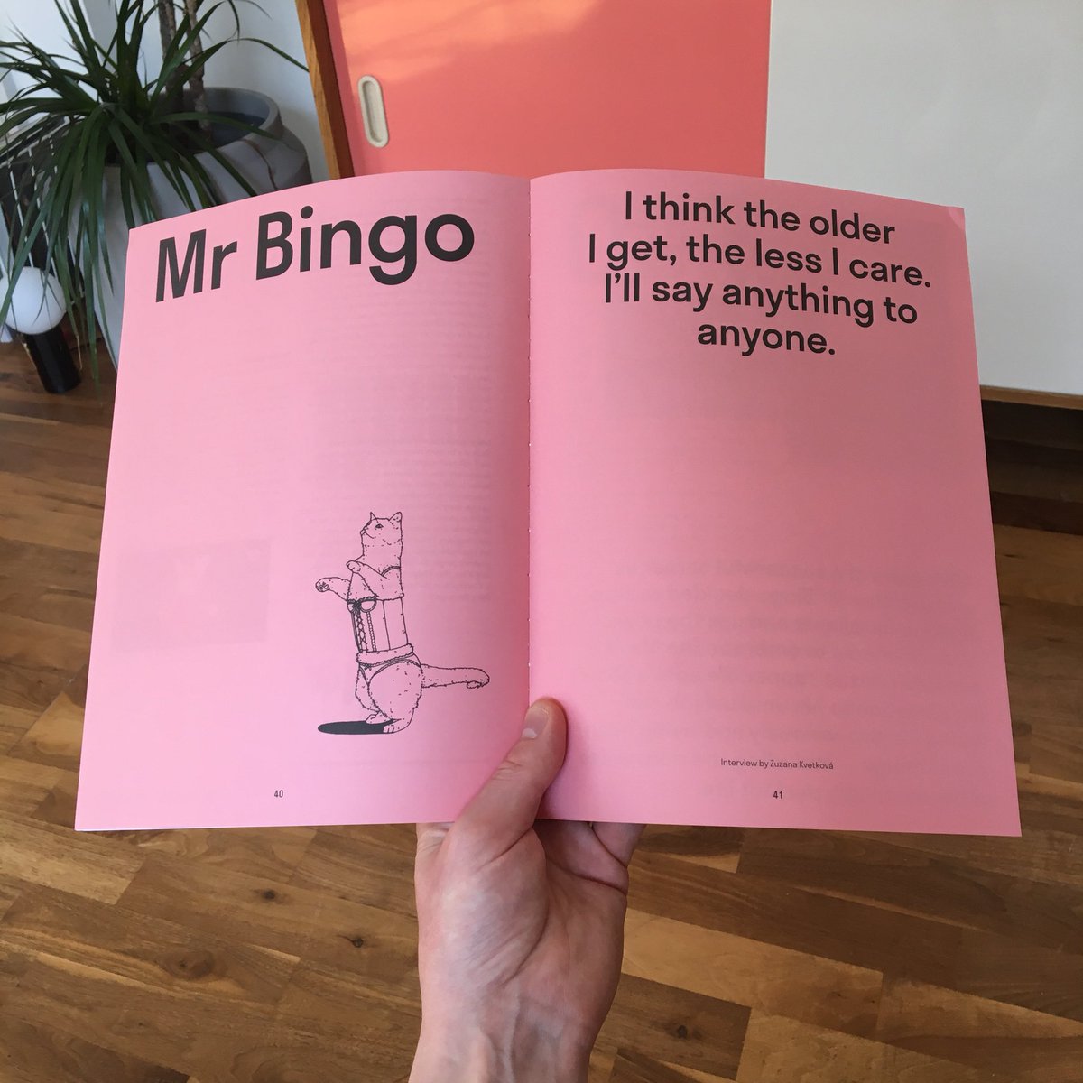 Mr_Bingo's tweet photo. Got a whopping 14 page interview in Slovakian #Backstagetalks magazine 👍🏻 It’s a spoken un-edited interview so it’s whatever came out of my mouth in that cafe. What it lacks in the editing and tweaking of perfectly considered written answers, it makes up for in pure honesty. https://t.co/JDnGj2lFfE