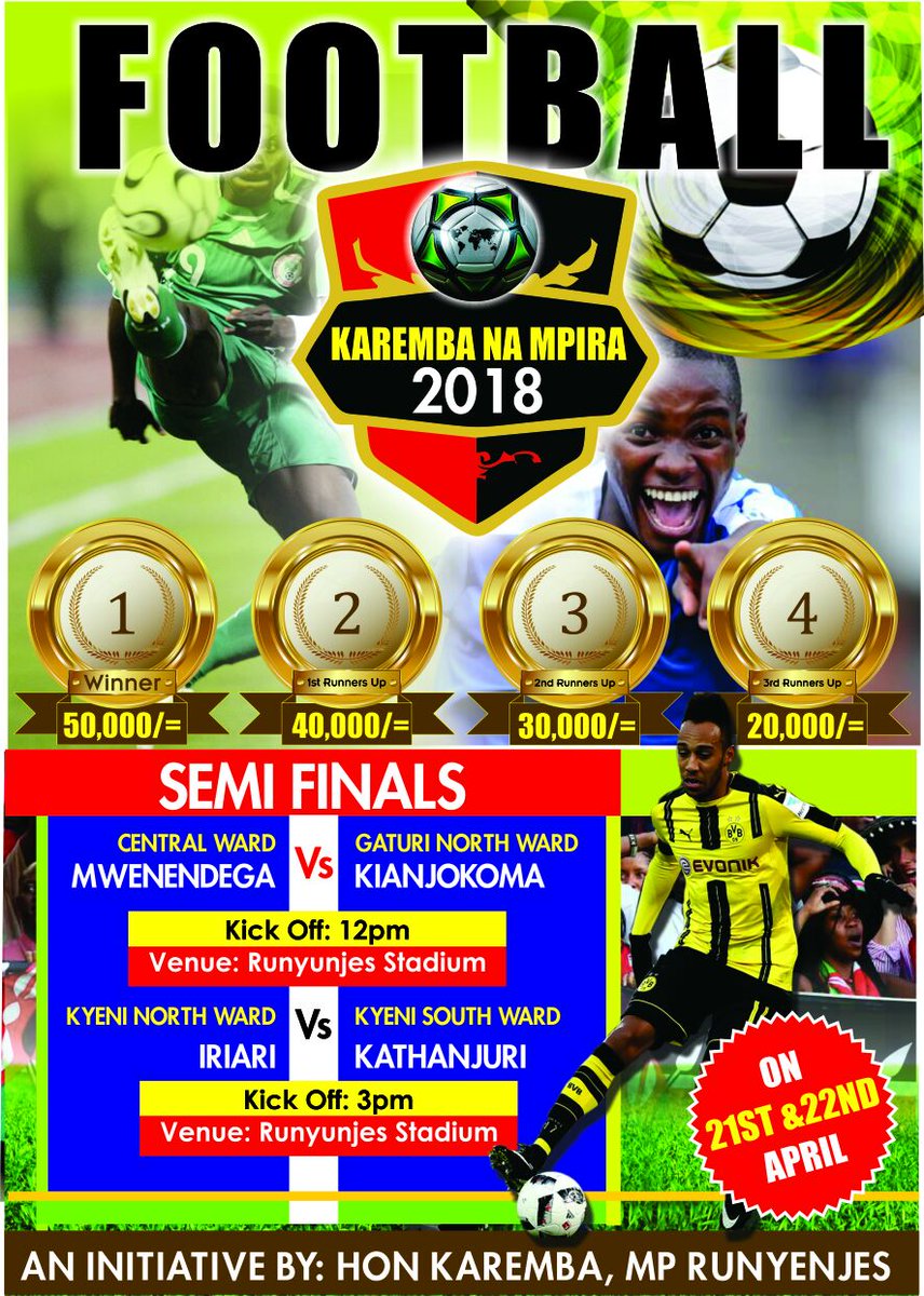 wanja_eunice's tweet photo. Runyenjes Constituency this weekend it Gonna be smoking football and talent Naturing.
#Avaniwira https://t.co/ZHCkmq8Ndv