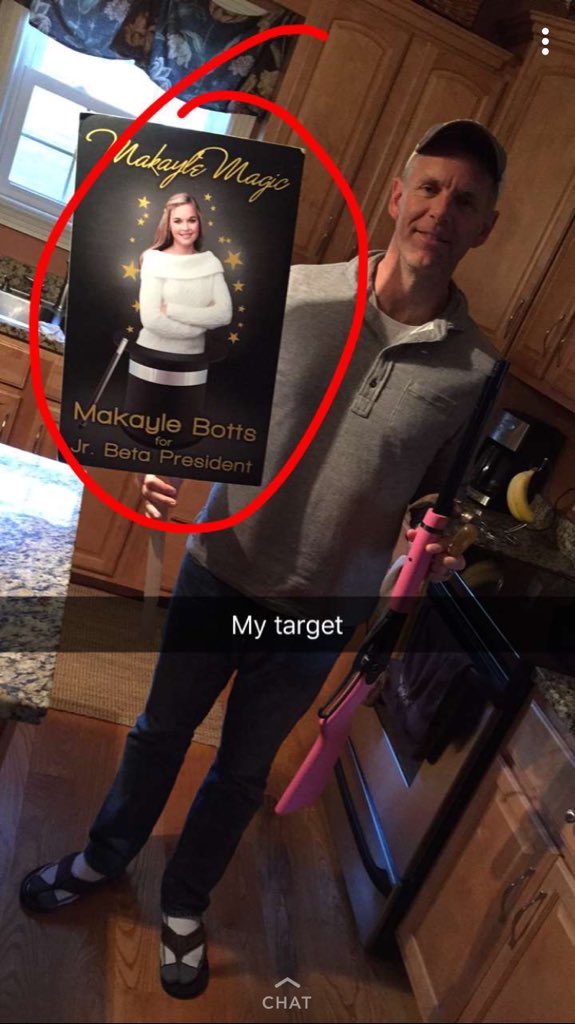 Been studying abroad for 4 months and find out my sis has been using my face to practice her target shooting.. I’ve missed u 2 @AnnabelleBotts