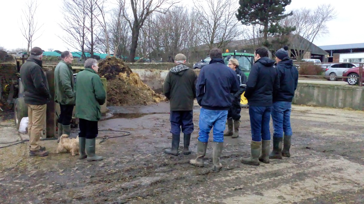 TyneRiversTrust's tweet image. A great turnout for one of our #farming workshops. Topic was clean and dirty water separation as part of our work with farmers to reduce waste going into the river @NaturalEngland #diffusepollution