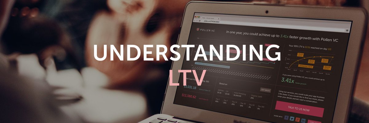 PollenVC's tweet photo. How long is a lifetime, and why does it matter for your app? Pollen CEO @martinmacmillan breaks down LTV and what it means for growth https://t.co/DaGFzGROu1 #LTV #appmarketing #growth #pollenvc https://t.co/CKjJXSjzHZ