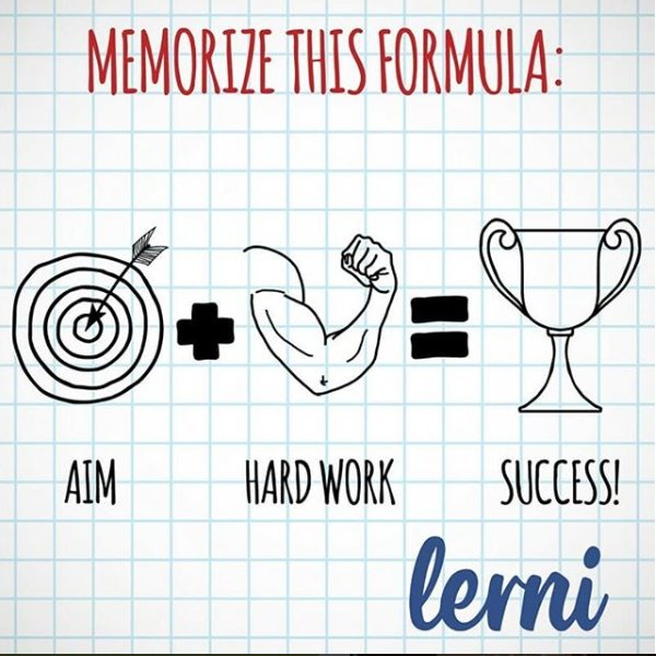 LerniINT's tweet photo. Success is a goal which needs hard work 💪 https://t.co/4GaBhurHr2