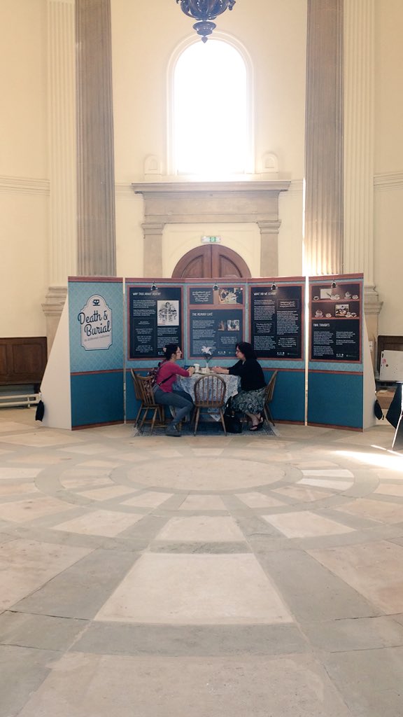 HalimaTweets's tweet photo. The Chapel doors are OPEN &amp; so is the Death &amp; Burial in Different Cultures Exhibition sharing insights on discussing death with local communities. On until May 13th!  #explore #death #diverse #cultures https://t.co/z08xjS1bfq @FOBCOfficial @theroyalparks https://t.co/pumvjEna16