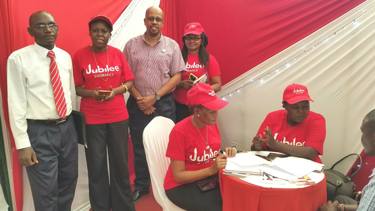 JubileeGroupKE's tweet photo. The Jubilee Insurance team well represented at Makadara grounds for the IRA Mombasa Open day/Exhibition from 19th - 21st April 2018. Make sure you pass by, lets talk insurance. #LiveFree https://t.co/UECMpXoaG4