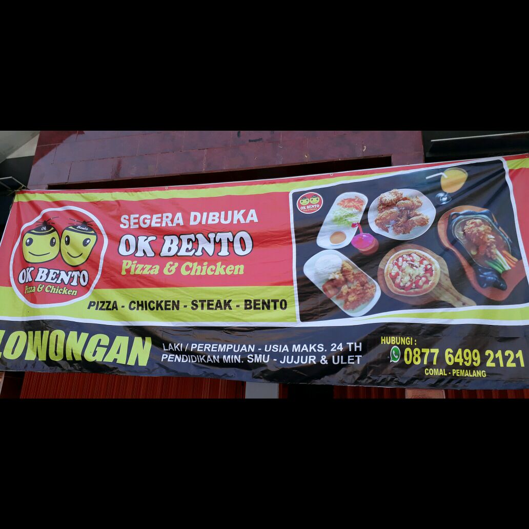 kabarpemalangID's tweet photo. Loker sbg Crew OK Bento:
Kirim CV, Foto, Fotokopi KK &amp; Fotokopi KTP 
ke alamat PuriAsri Jl. Merpati no 07 Comal 
paling lambat tgl 22 April 2018
Hub no 087764992121
Terima kasih” https://t.co/txeAHJ9u7o