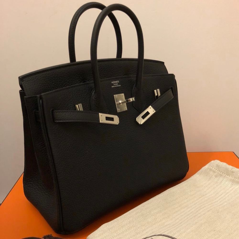 The French Hunter on X: Birkin 35 Noir (Black) Togo PHW #C